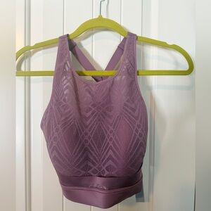 Victoria's Secret Lavender Patterned Sports Bra